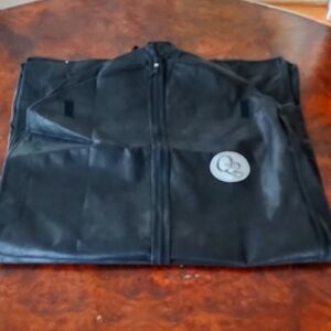 Folding Black Garment Bag with Q2 Logo - 52" x 24"